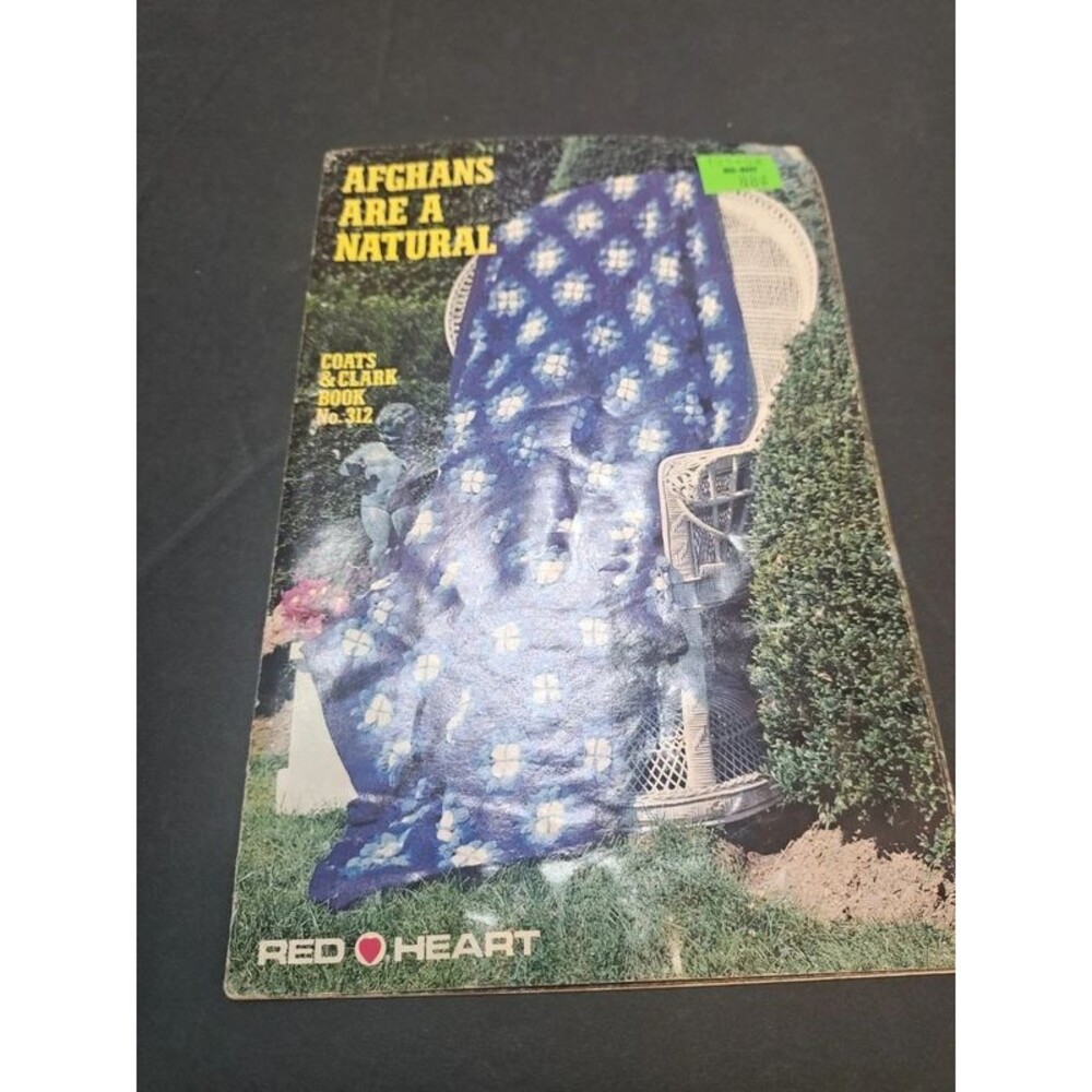 Vintage Crochet Afghan Pattern Booklet - Afghans Are a Natural